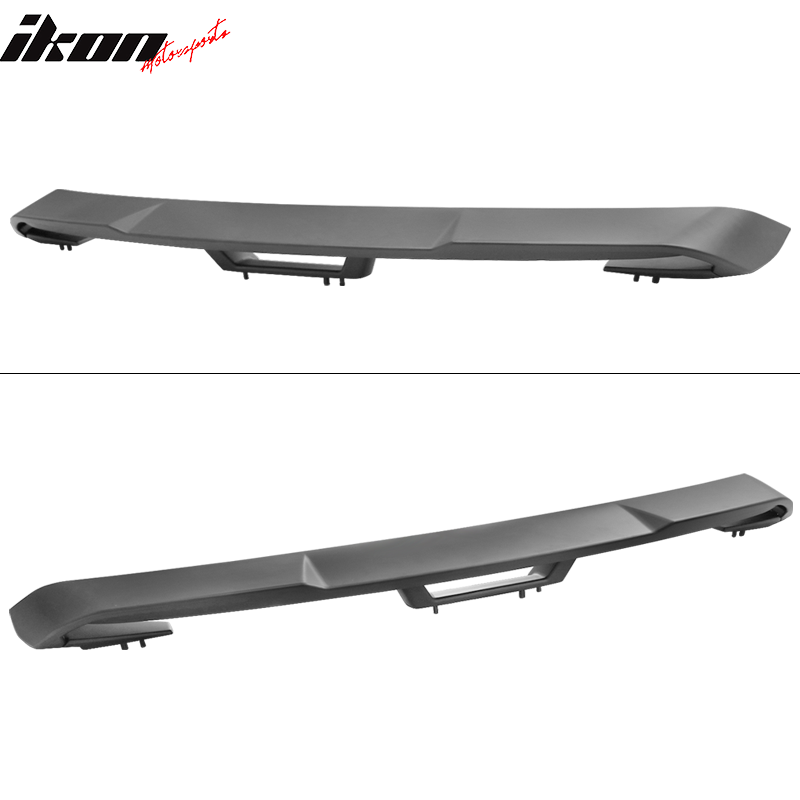 IKON MOTORSPORTS, Trunk Spoiler Compatible With 2015-2022 Ford Mustang Coupe, Rear Trunk Lip Wing Spoiler Rear Lid Wing ABS Plastic TP Style Painted #M6466 Oxford White, 2016 2017 2018 2019 2020