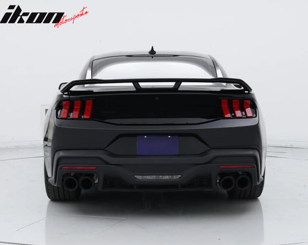 Fits 24-26 Ford Mustang Dark Horse Style Rear Trunk Spoiler Wing ABS