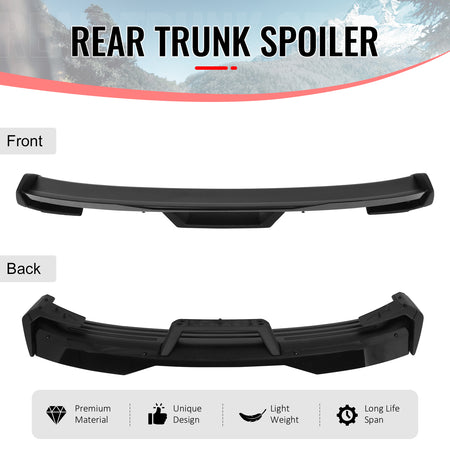 Fits 24-26 Ford Mustang Dark Horse HP Style Rear Trunk Spoiler Wing ABS