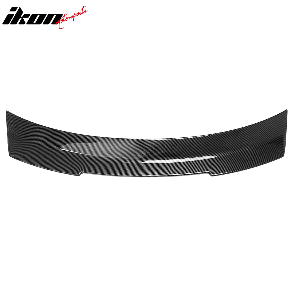 2024-2026 Ford Mustang S650 Coupe SK Style Duckbill Trunk Spoiler Carbon Fiber Print ABS