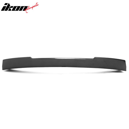 For 24-26 Ford Mustang SK Style Duckbill Trunk Spoiler Carbon Fiber Print ABS