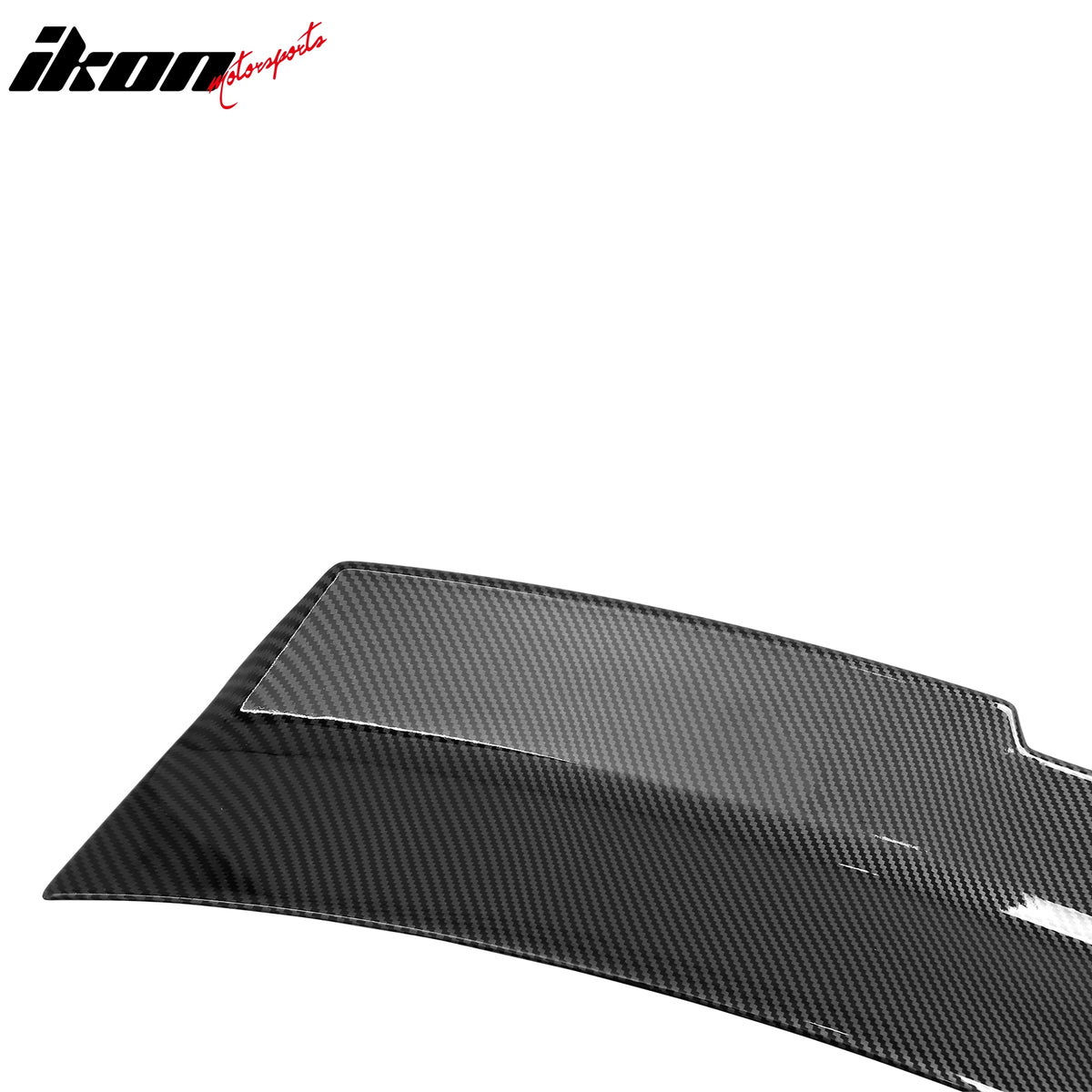 For 24-26 Ford Mustang SK Style Duckbill Trunk Spoiler Carbon Fiber Print ABS