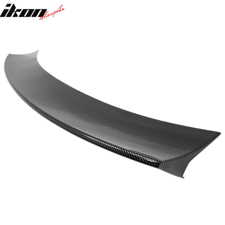 Fits 24-26 Ford Mustang S650 Coupe IKON Style Trunk Spoiler Carbon Fiber Print