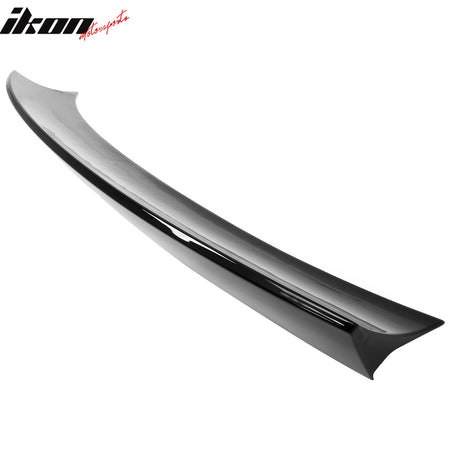 Fits 24-26 Ford Mustang S650 Coupe IKON Style Duckbill Trunk Spoiler Gloss Black