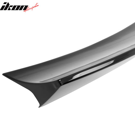 Fits 24-26 Ford Mustang S650 Coupe IKON Style Duckbill Trunk Spoiler Gloss Black