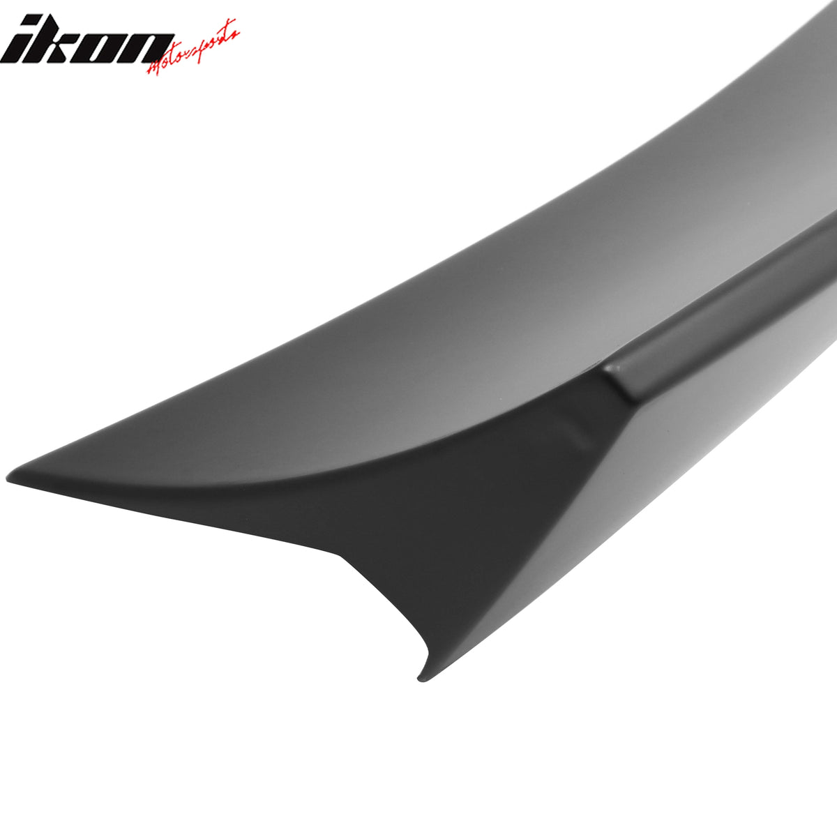 Fits 24-26 Ford Mustang S650 Coupe IKON Style Duckbill Trunk Spoiler Matte Black
