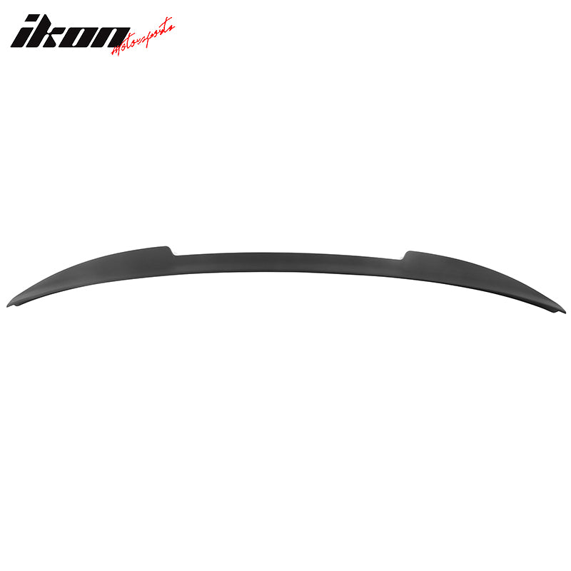 Fits 21-23 Ford Mustang Mach-E IKON Style Matte Black MID Trunk Spoiler Wing ABS