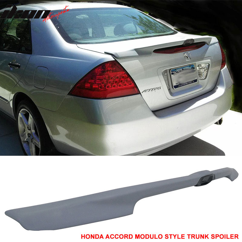 2006-2007 Honda Accord 4-Door MD Style Unpainted Rear Spoiler Wing ABS