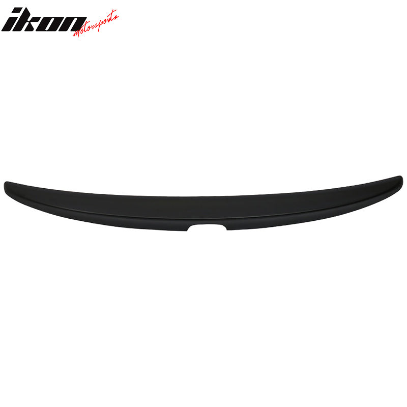 IKON MOTORSPORTS, Trunk Spoiler Compatible with 2008-2012 Honda Accord, Factory Style ABS Plastic Rear Trunk Lid Spoiler Wing Lip