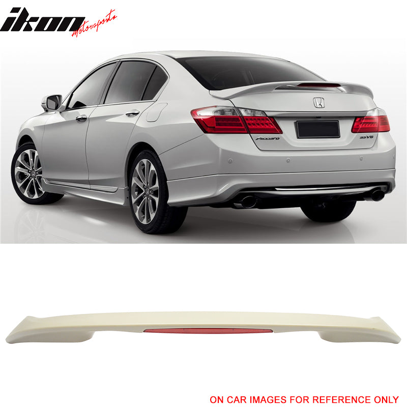 2013-2016 Honda Accord MD Style Unpainted Rear Spoiler Wing ABS