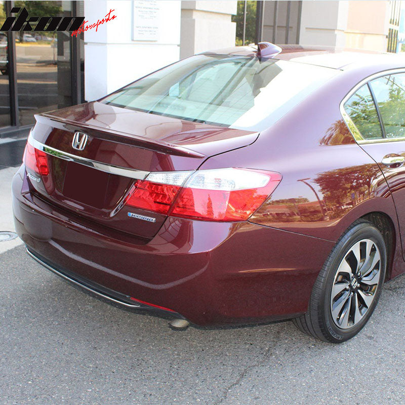 Fits 13-16 Honda Accord 9th 4Dr Sedan OE Style Trunk Spoiler - ABS
