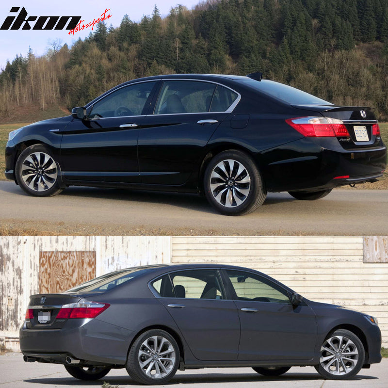 Fits 13-16 Honda Accord 9th 4Dr Sedan OE Style Trunk Spoiler - ABS