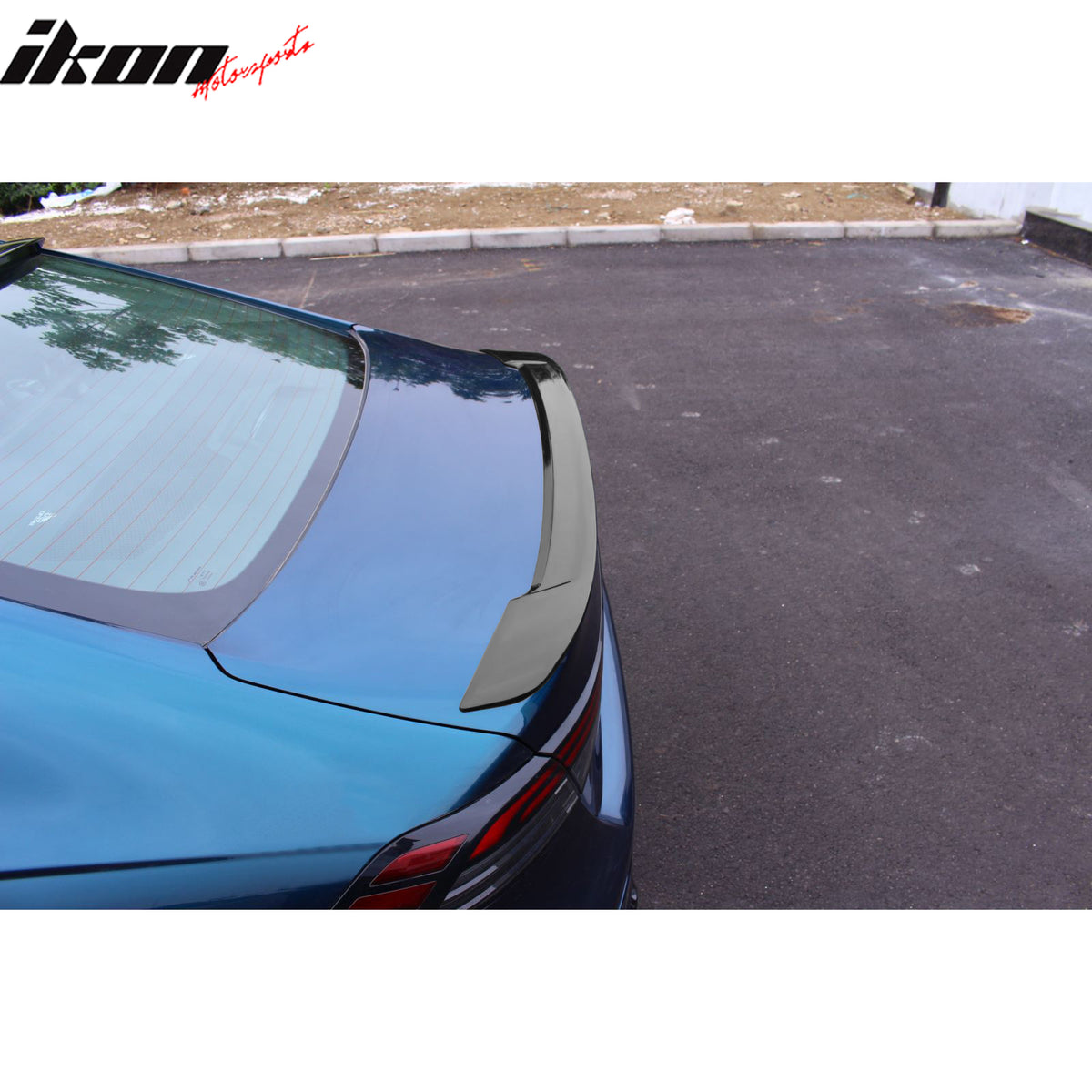 Fits 23-25 Honda Accord 11th OE Style Rear Trunk Spoiler Wing Black ABS