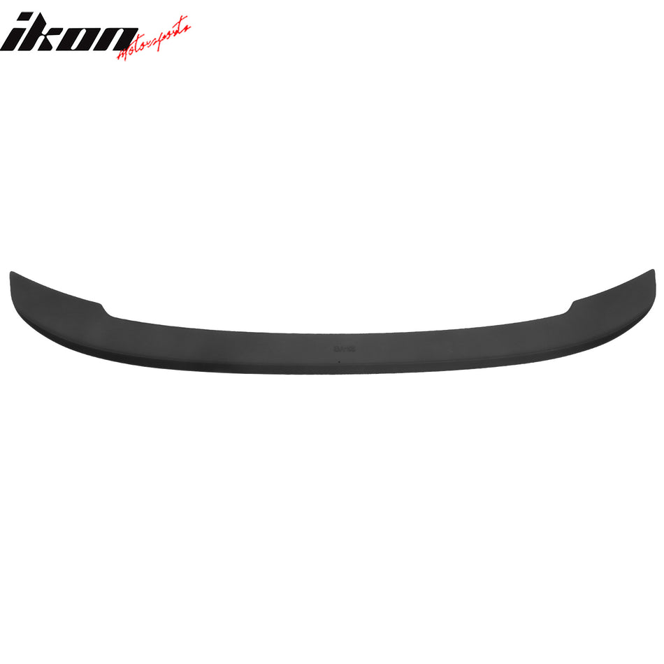 IKON MOTORSPORTS, Trunk Spoiler Compatible with 2023-2024 Honda Accord 11th Gen, OE Style ABS Plastic Rear Trunk Lid Spoiler Wing Lip