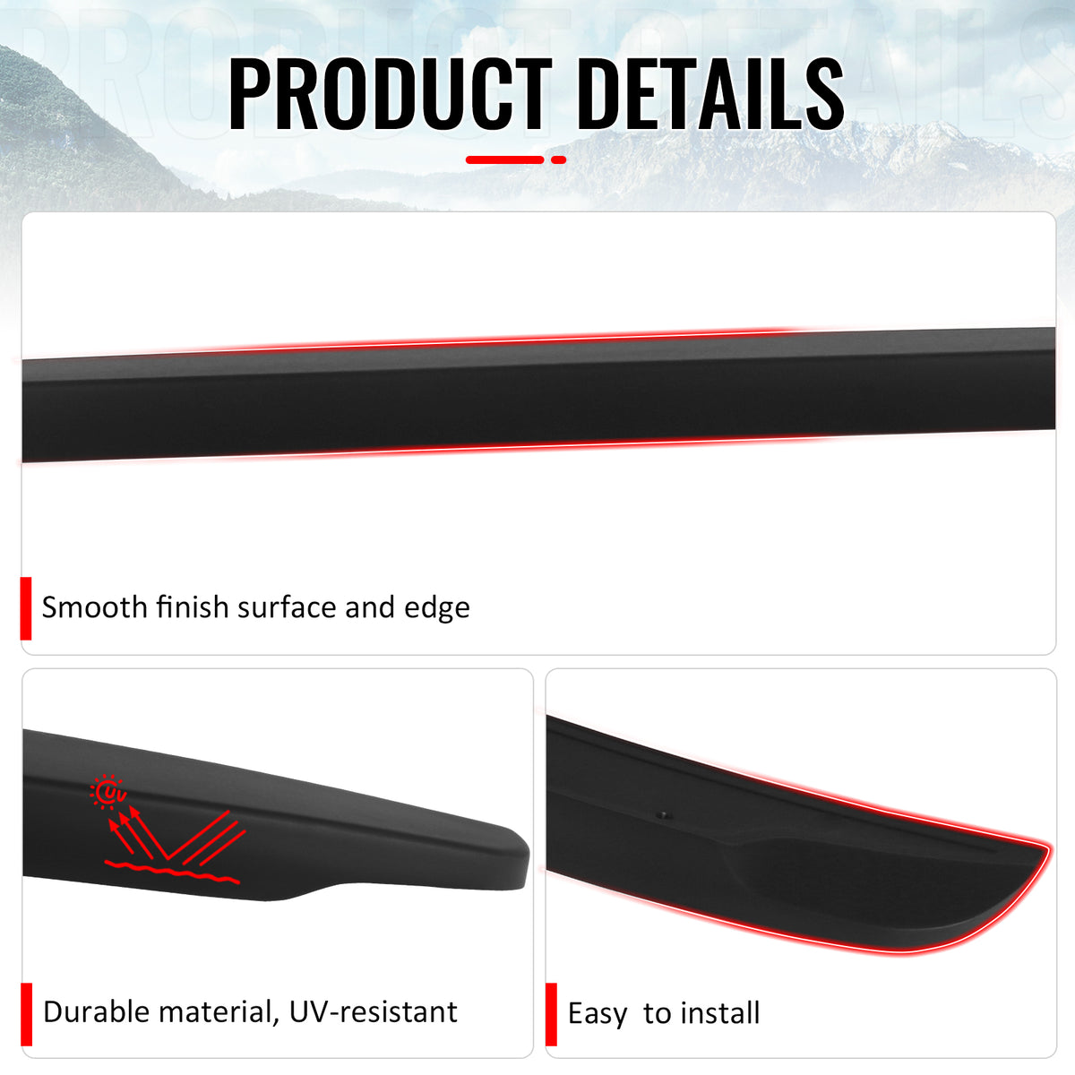 Fits 01-05 Honda Civic Sedan OE Style Rear Trunk Spoiler Rear Wing ABS