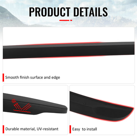 Fits 01-05 Honda Civic Sedan OE Style Rear Trunk Spoiler Rear Wing ABS