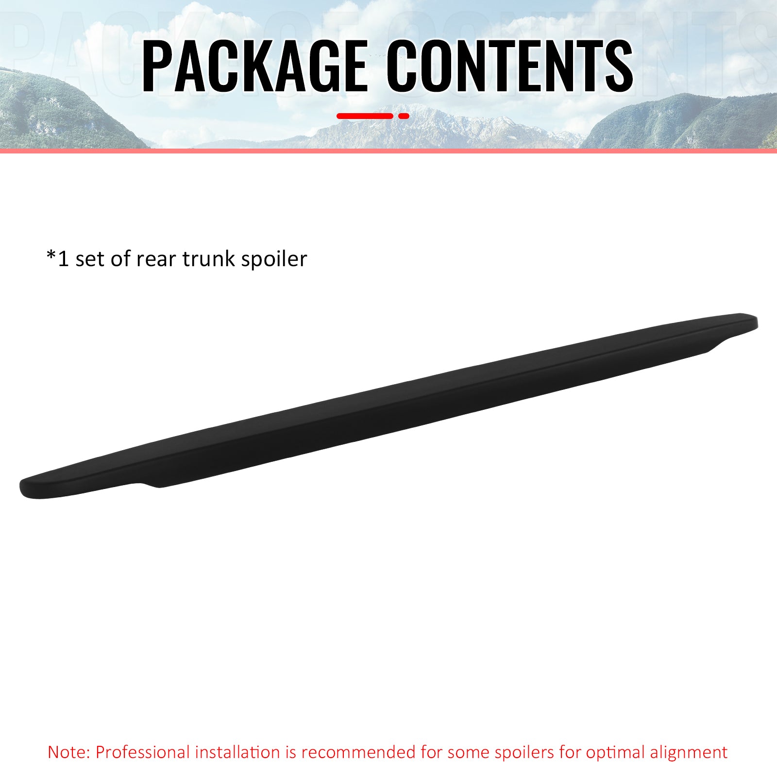 Fits 01-05 Honda Civic Sedan OE Style Rear Trunk Spoiler Rear Wing ABS