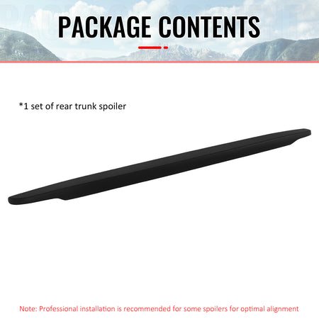 Fits 01-05 Honda Civic Sedan OE Style Rear Trunk Spoiler Rear Wing ABS