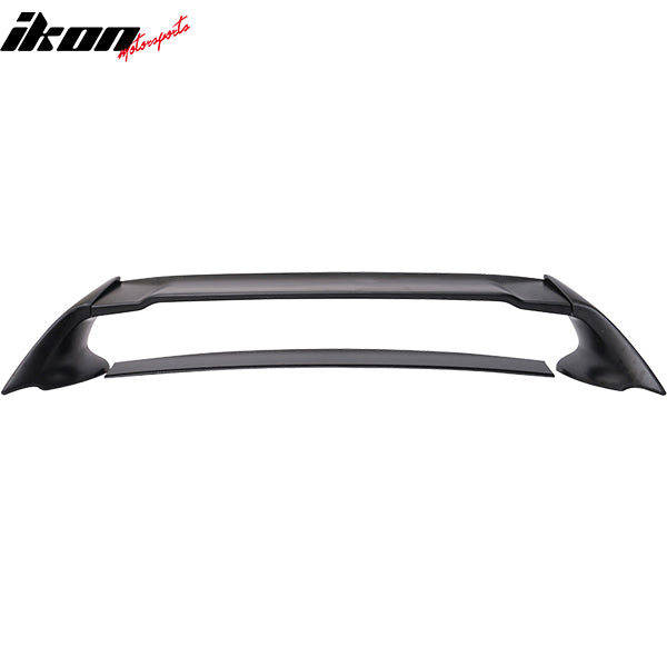 IKON MOTORSPORTS, Trunk Spoiler Compatible with 2006-2011 Honda Civic 8th Gen Sedan 4-Door, Mugen Style Painted #NH756P Spectrum White Pearl ABS Plastic Rear Trunk Lid Spoiler Wing Lip 4PCS