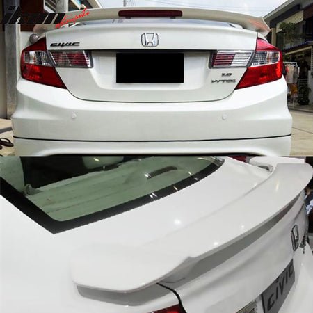 12-15 Civic 9Th Sedan Trunk Spoiler LED Brake