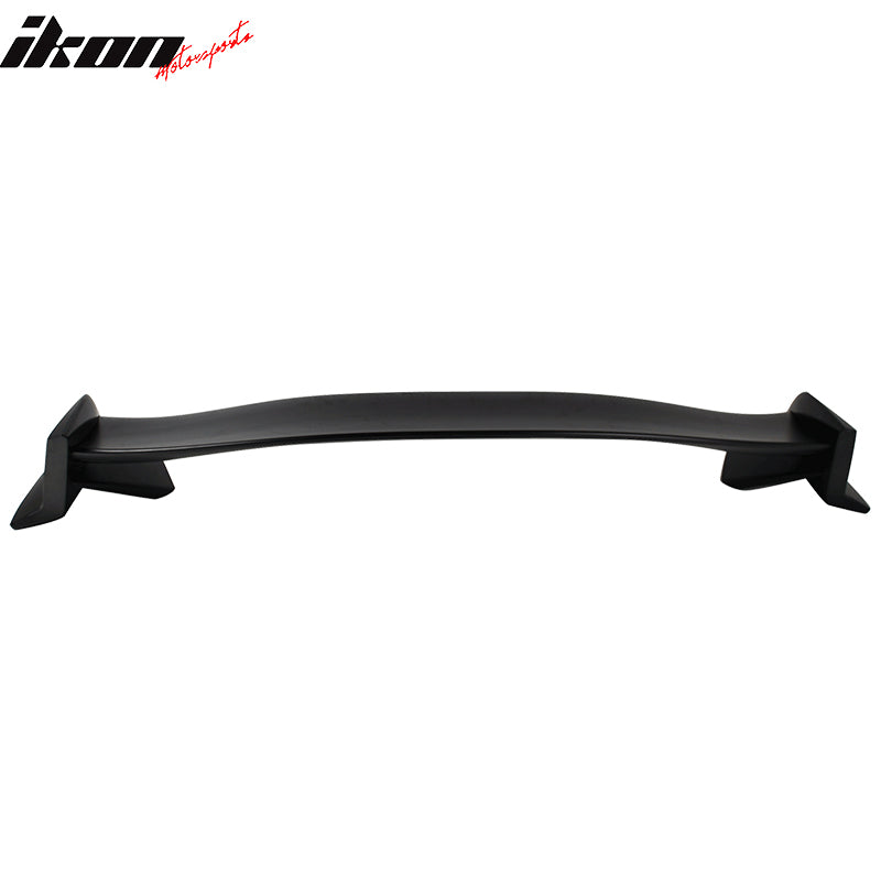 IKON MOTORSPORTS Type R TR Style Rear Trunk Spoiler For 2016-2020 Honda Civic 10th Gen Coupe – Unpainted Black ABS, No Drilling