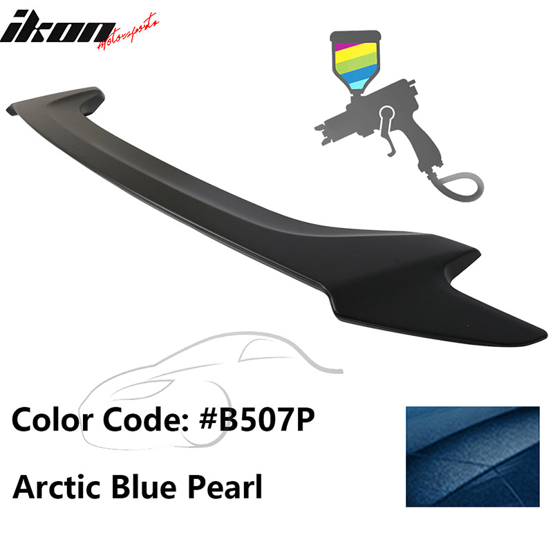 2016-2020 Honda Civic OE #B507P Arctic Blue Pearl Trunk Spoiler ABS