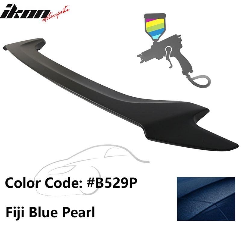 2016-2020 Honda Civic OE #B529P Fiji Blue Pearl Trunk Spoiler ABS