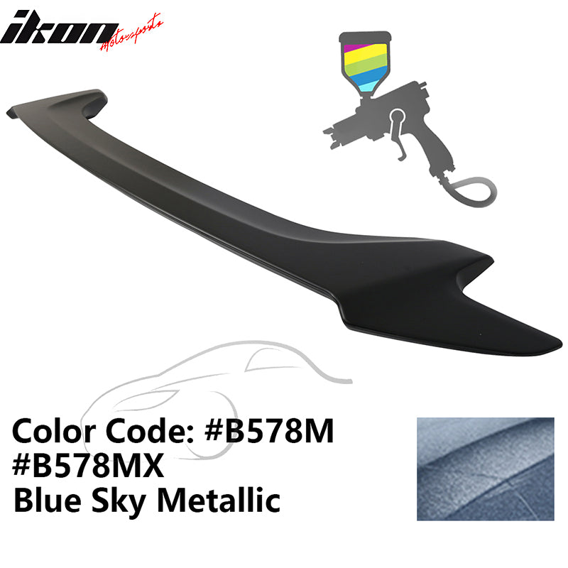 2016-2020 Honda Civic OE #B578M Blue Sky Metallic Trunk Spoiler ABS