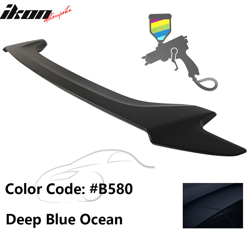 2016-2020 Honda Civic OE #B580 Deep Blue Ocean Trunk Spoiler ABS