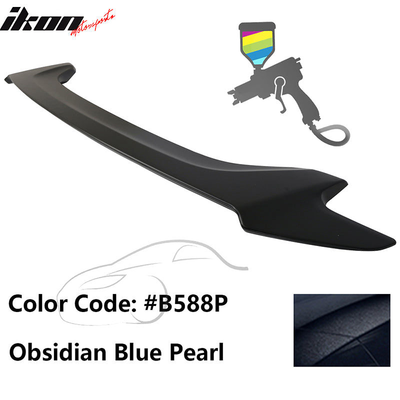 2016-2020 Honda Civic OE #B588P Obsidian Blue Pearl Trunk Spoiler ABS