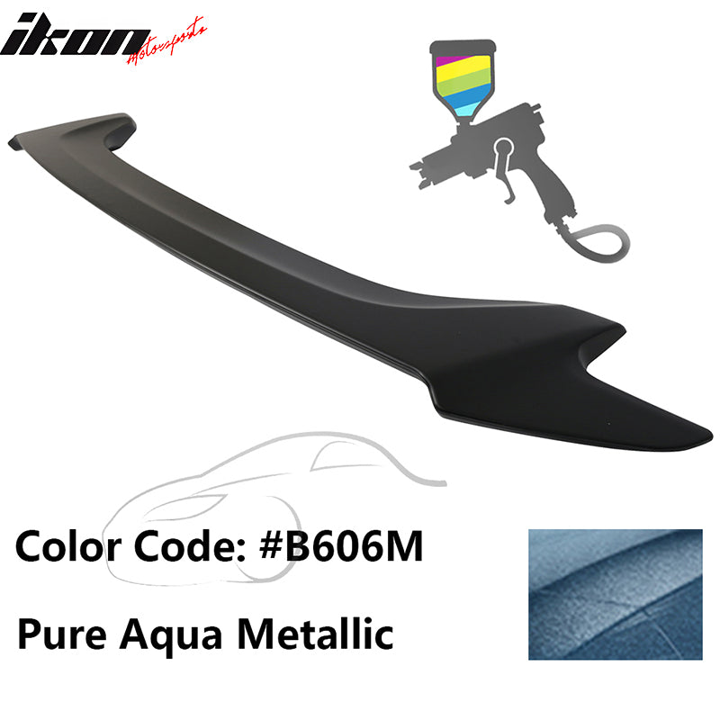 2016-2020 Honda Civic OE #B606M Pure Aqua Metallic Trunk Spoiler ABS