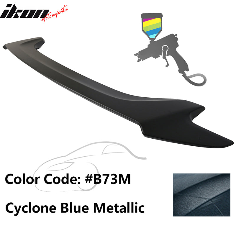 2016-2020 Honda Civic OE #B73M Cyclone Blue Metallic Trunk Spoiler ABS