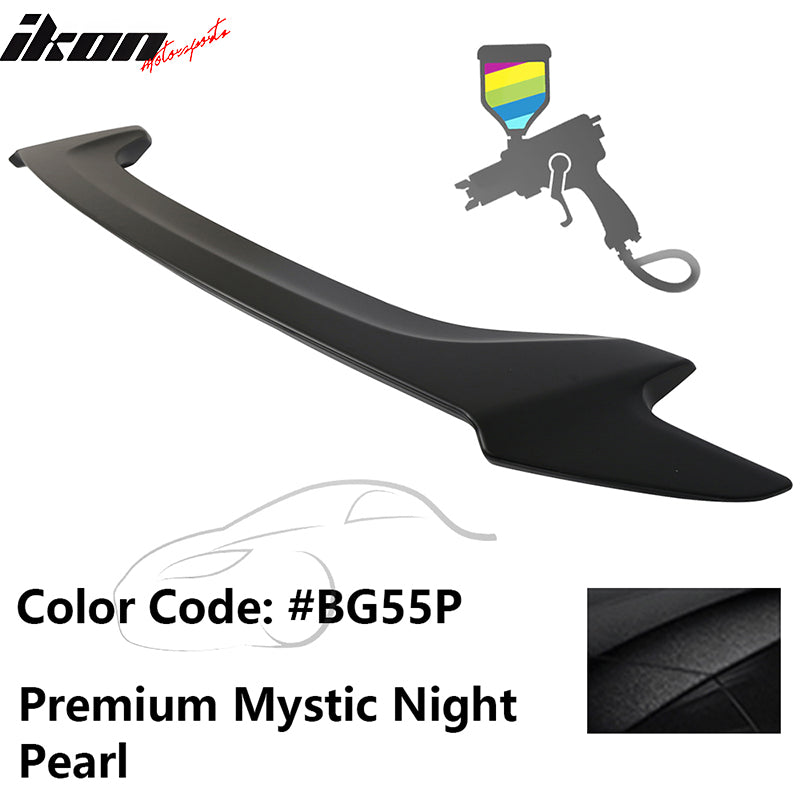 2016-2020 Honda Civic OE #BG55P Premium Mystic Night Trunk Spoiler ABS