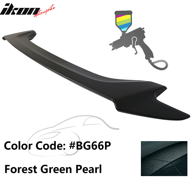 2016-2020 Honda Civic OE #BG66P Forest Green Pearl Trunk Spoiler ABS