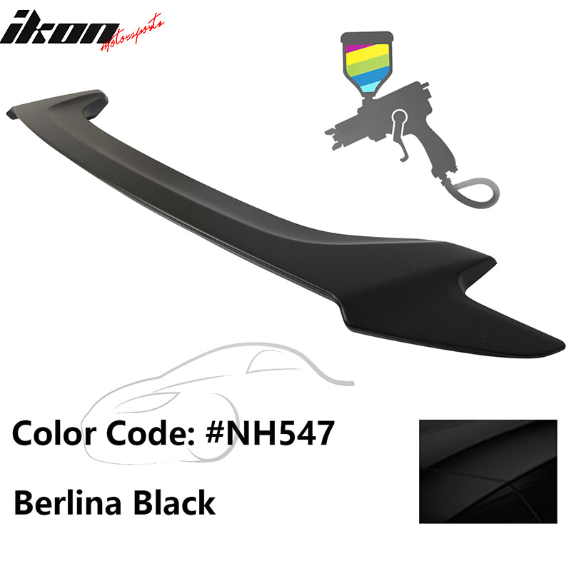 2016-2020 Honda Civic Coupe OE #NH547 Berlina Black Trunk Spoiler ABS