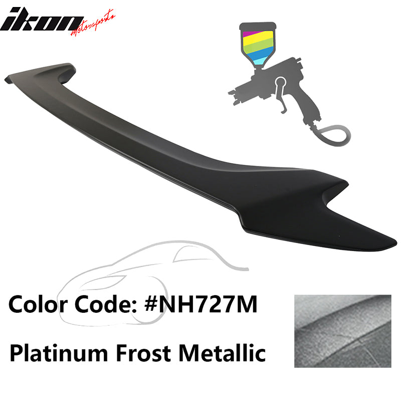 2016-2020 Honda Civic OE Platinum Frost Metallic Trunk Spoiler ABS