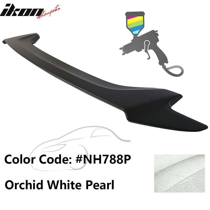 2016-2020 Honda Civic OE #NH788P Orchid White Pearl Trunk Spoiler ABS