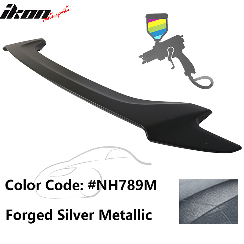 2016-2020 Honda Civic #NH789M Forged Silver Metallic Trunk Spoiler ABS