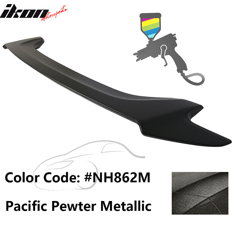 2016-2020 Honda Civic OE Pacific Pewter Metallic Trunk Spoiler ABS