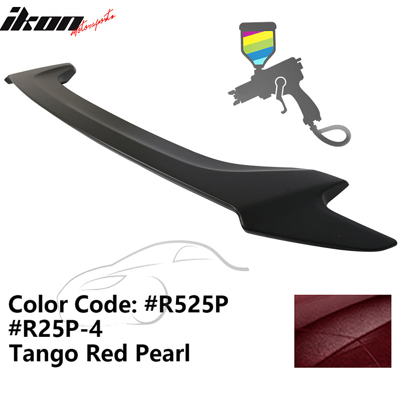 2016-2020 Honda Civic OE #R525P Tango Red Pearl Trunk Spoiler ABS