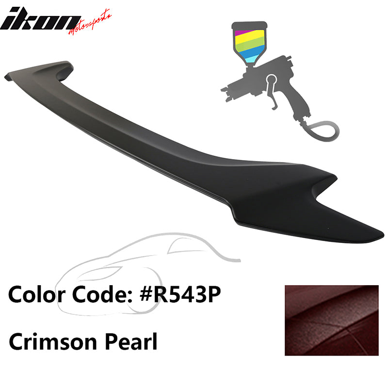 2016-2020 Honda Civic Coupe OE #R543P Crimson Pearl Trunk Spoiler ABS