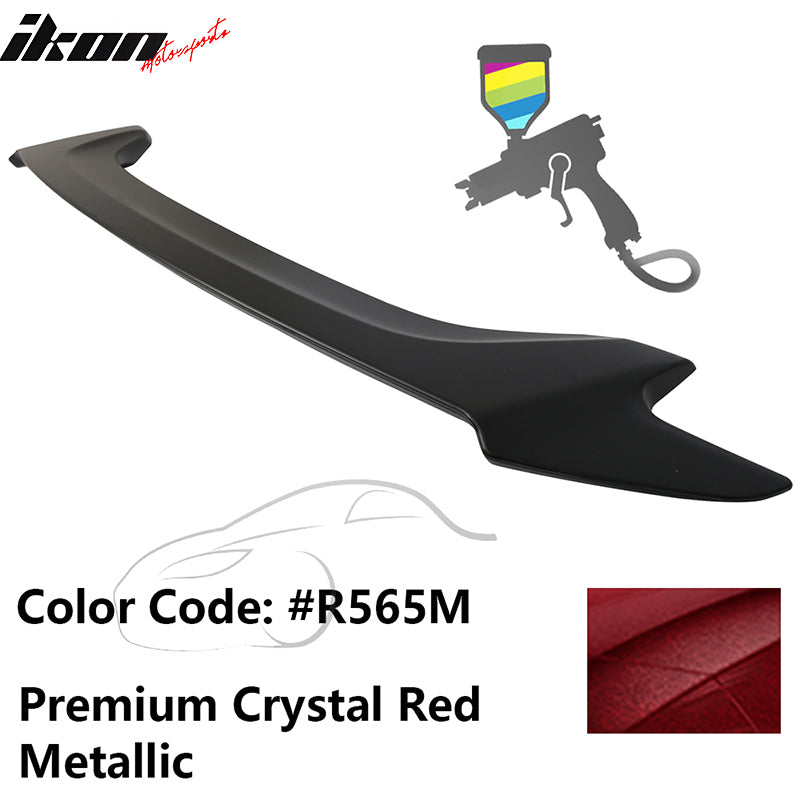 2016-2020 Honda Civic OE #R565M Premium Crystal Red Trunk Spoiler ABS