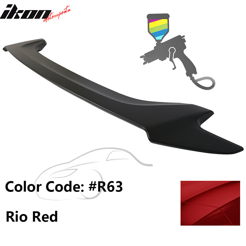 2016-2020 Honda Civic Coupe OE #R63 Rio Red Trunk Spoiler ABS