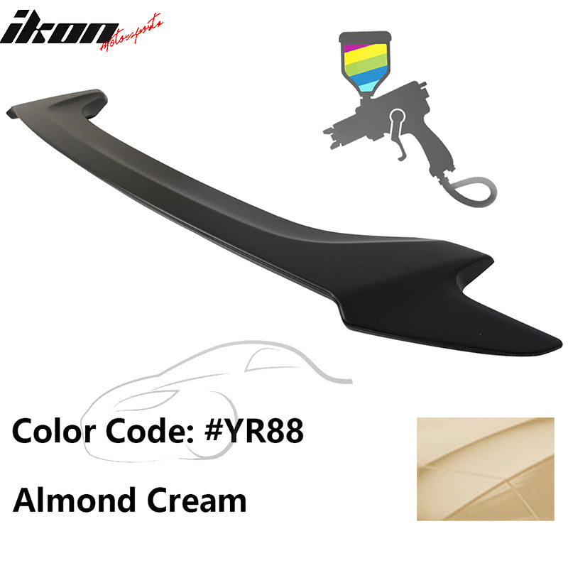 2016-2020 Honda Civic Coupe OE #YR88 Almond Cream Trunk Spoiler ABS