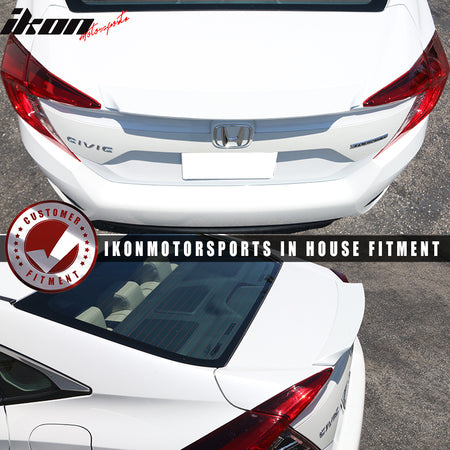 16-21 Civic X 10th Gen FC 4Dr IKON Style Trunk Spoiler