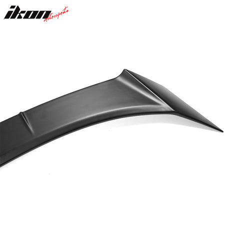 IKON MOTORSPORTS, Trunk Spoiler Compatible With 2022 Honda Civic 11th Gen Sedan 4-Door, IKON Style Painted ABS Plastic Rear Tail Trunk Wing Spoiler Lip