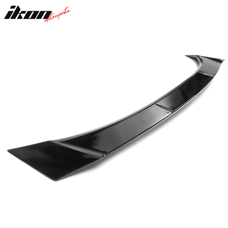 IKON MOTORSPORTS, Trunk Spoiler Compatible With 2022 Honda Civic 11th Gen Sedan 4-Door, IKON Style Painted ABS Plastic Rear Tail Trunk Wing Spoiler Lip