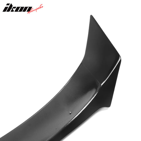 IKON MOTORSPORTS, Trunk Spoiler Compatible With 2022 Honda Civic 11th Gen Sedan 4-Door, IKON Style Painted ABS Plastic Rear Tail Trunk Wing Spoiler Lip