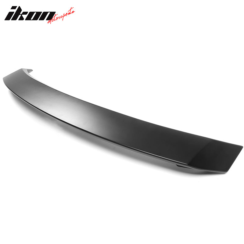 IKON MOTORSPORTS, Trunk Spoiler Compatible With 2022 Honda Civic 11th Gen Sedan 4-Door, MD Style ABS Plastic Rear Tail Trunk Wing Spoiler Lip