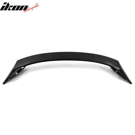 IKON MOTORSPORTS, Trunk Spoiler Compatible with 2022-2025 Honda Civic 11th Gen Sedan 4-Door, MD Style ABS Plastic Rear Trunk Lid Spoiler Wing Lip